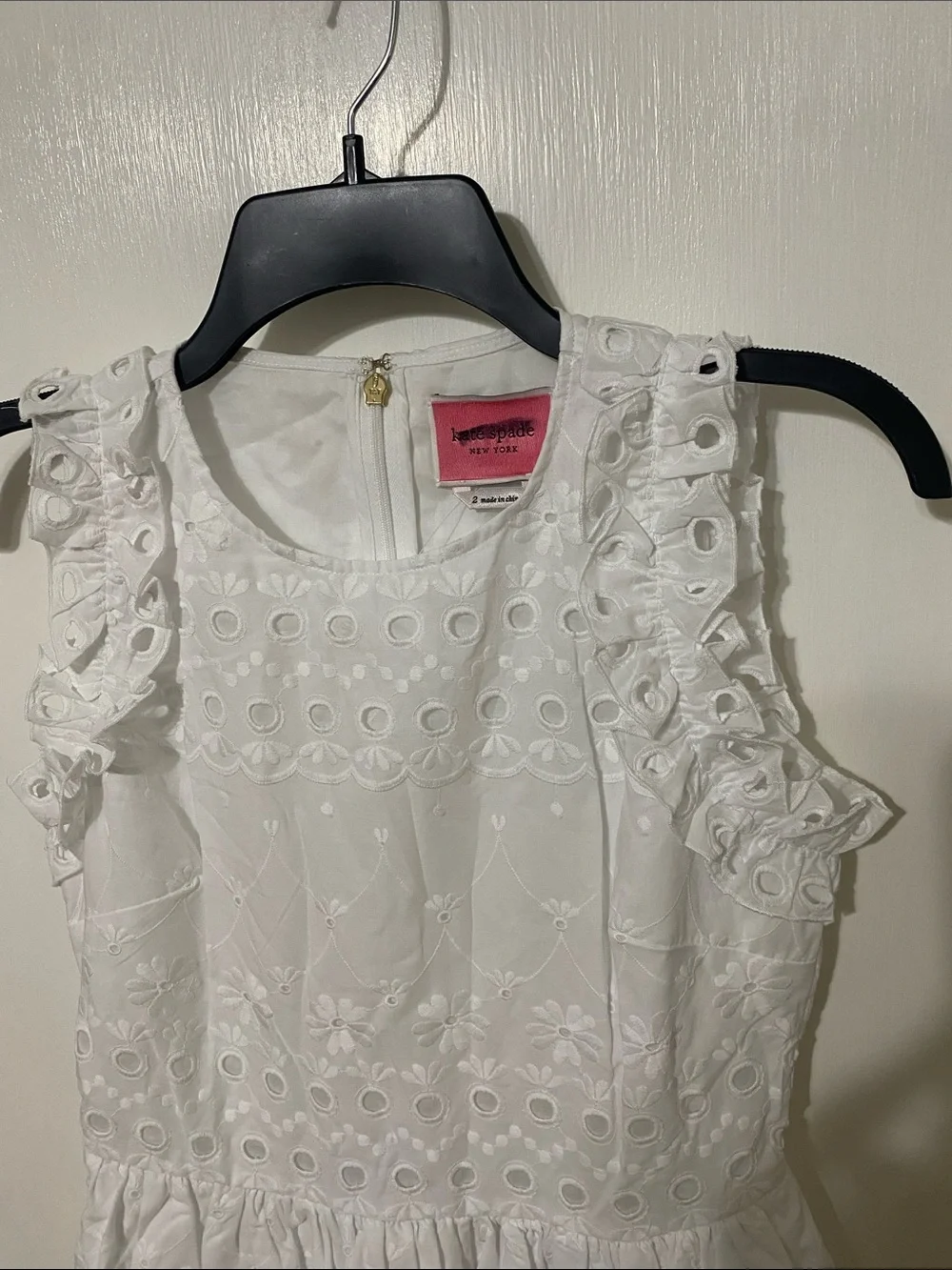 kate spade white sleeveless
